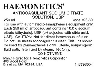 798-60 Bag Label (Hot Stamped Bag)